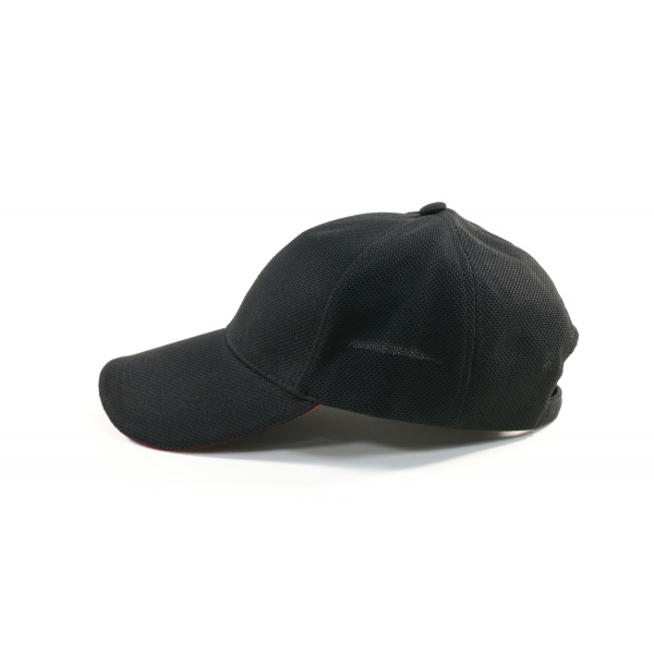 黑色交織帽