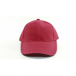 紅色交織帽